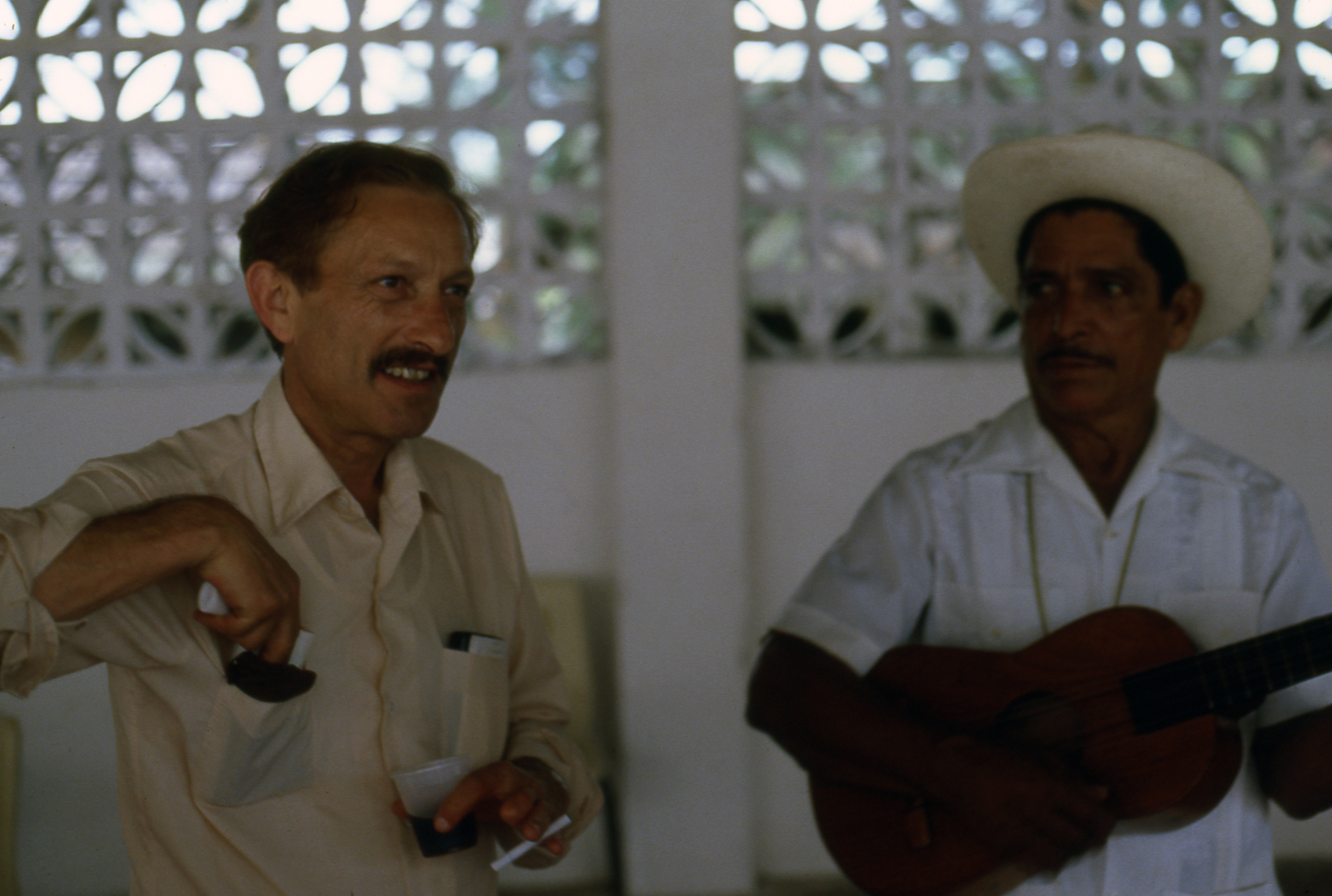 Beno Lieberman y Emilio Córdoba del Conjunto Alma Jarocha