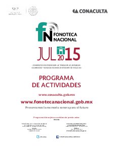 Cartelera Julio 2015