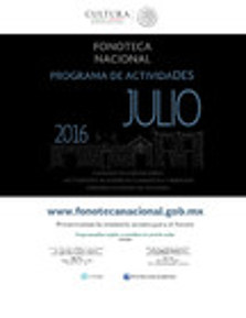 Cartelera Julio 2016