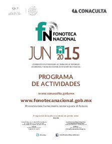 Cartelera Junio 2015