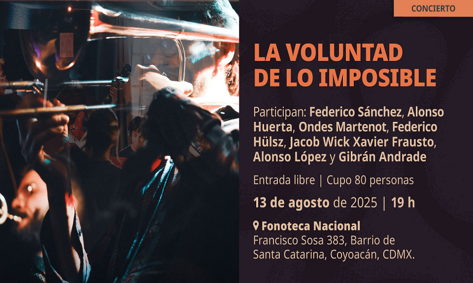 Evento 202508 - La voluntad de lo imposible de Federico Sánchez
