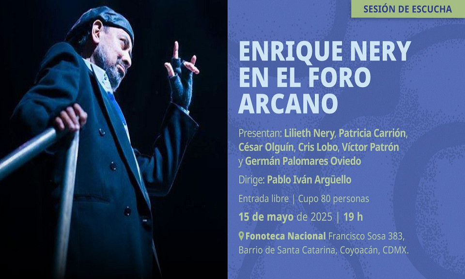 Evento 202505 - Enrique Nery en el Foro Arcano