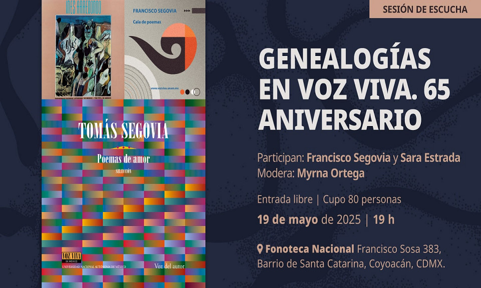 Evento 202505 - Genealogías en Voz Viva. 65 aniversario