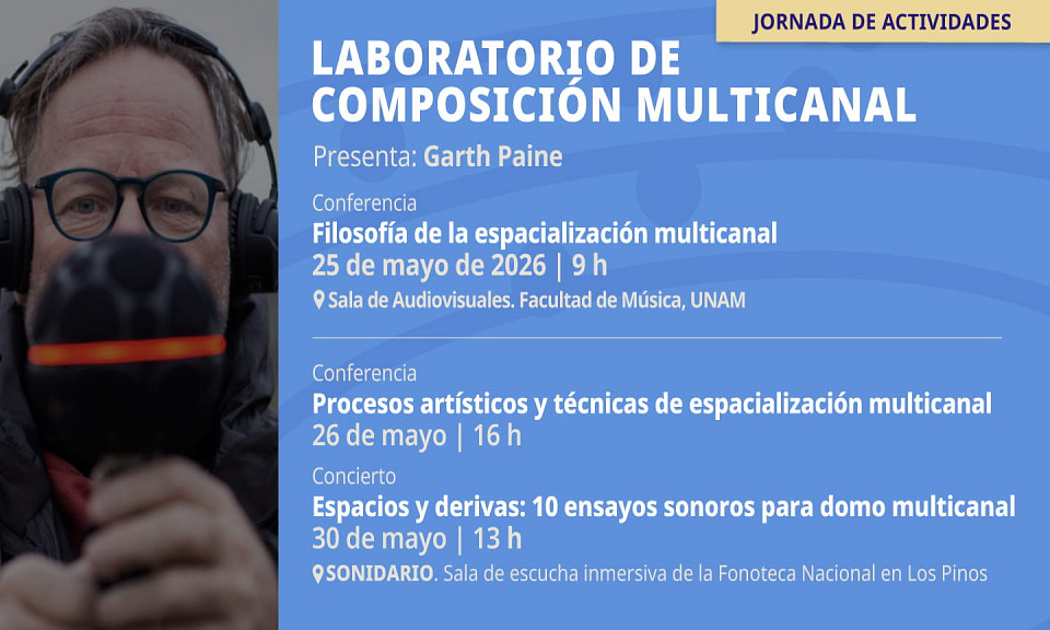 Evento 202605 - Actividades del Laboratorio de composición multicanal